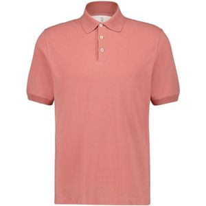Brunello Cucinelli, Heren, Tops, Roze, Maat: L Katoen,