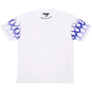 Vision OF Super, Heren, Tops, Wit, Maat: L Lame,