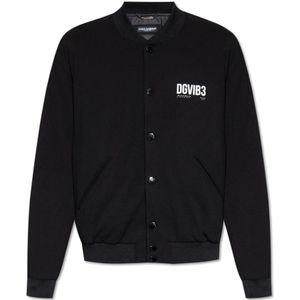Dolce & Gabbana, Heren, Jassen, Zwart, Maat: M
