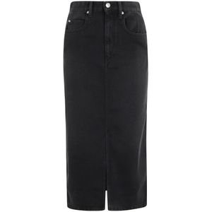 Isabel Marant, Dames, Rokken, Zwart, Maat: 2XS Denim,