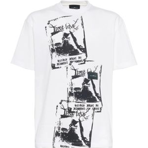 John Richmond, Heren, Tops, Wit, Maat: M Katoen,