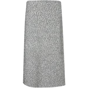 Tory Burch, Dames, Rokken, Grijs, Maat: M