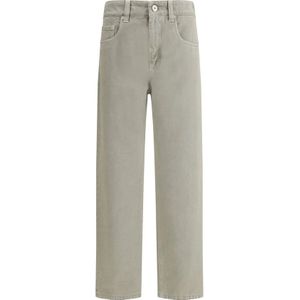 Brunello Cucinelli, Dames, Jeans, Grijs, Maat: 2XL