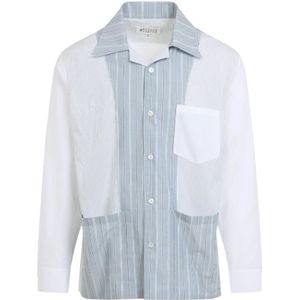 Maison Margiela, Heren, Overhemden, Wit, Maat: M Katoen,
