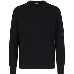 C.p. Company, Heren, Truien, Zwart, Maat: L Wol,