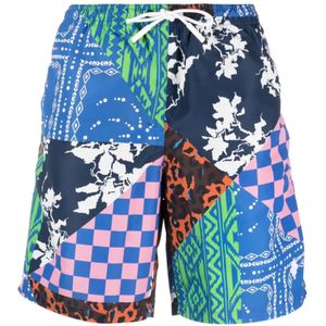 Marcelo Burlon, Heren, Badkleding, Veelkleurig, Maat: M Poliester,
