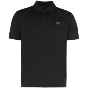 Paul & Shark, Heren, Tops, Zwart, Maat: L Piqué,
