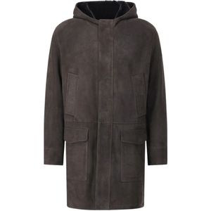 Arma, Heren, Jassen, Bruin, Maat: M Suède,