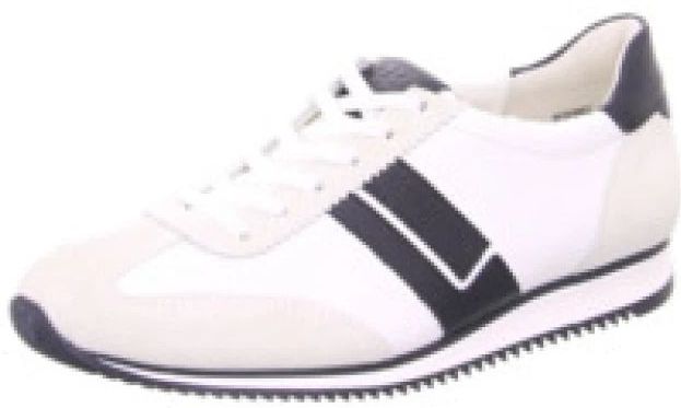 Sneakers - Color-Blocking - Leer - Glad Leer en Suède