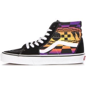 Vans - Hoge Top Grafische Check Sneaker - Veelkleurig - Suède - Heren