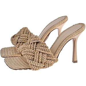 Bottega Veneta, Dames, Schoenen, Beige, Maat: 39 1/2 EU