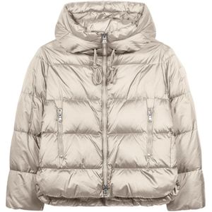 Luisa Cerano, Dames, Jassen, Beige, Maat: L Leer,