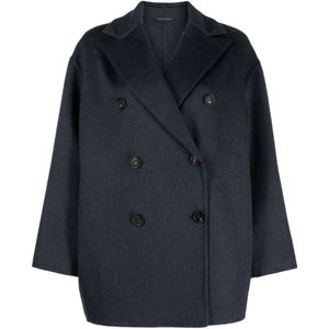 Brunello Cucinelli, Dames, Jassen, Blauw, Maat: XS Kasjmier,