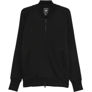 Y-3, Heren, Sweatshirts & Hoodies, Zwart, Maat: M Katoen,