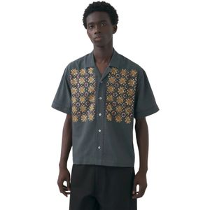 Antik Batik, Heren, Overhemden, Grijs, Maat: XL Katoen,