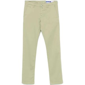 Jacob Cohën, Heren, Broeken, Groen, Maat: W34 Denim,