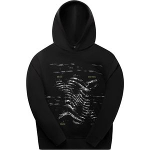 Daily Paper - Hoodie Rewind - Heren - Zwart - Nylon