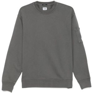 C.p. Company, Heren, Sweatshirts & Hoodies, Grijs, Maat: L Katoen,