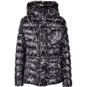 Love Moschino, Dames, Jassen, Zwart, Maat: M Poliester,