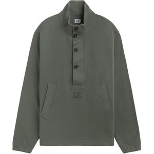 C.p. Company, Heren, Sweatshirts & Hoodies, Groen, Maat: M Katoen,