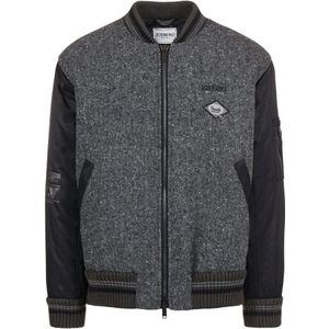 Iceberg, Heren, Jassen, Grijs, Maat: M Katoen,