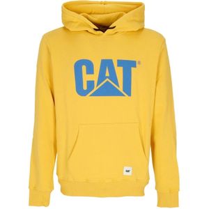 Cat, Heren, Sweatshirts & Hoodies, Geel, Maat: L Katoen,
