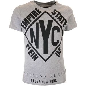 Philipp Plein, Heren, Tops, Grijs, Maat: XL Katoen,