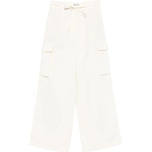 Róhe, Dames, Broeken, Wit, Maat: S Zijde,