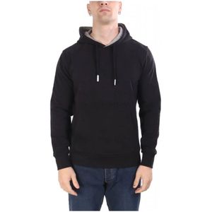 La Martina, Heren, Sweatshirts & Hoodies, Zwart, Maat: L Katoen,