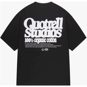 Quotrell, Heren, Tops, Zwart, Maat: M Katoen,