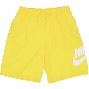 Nike - Club Geweven Shorts - Geel - Korte Broeken - Heren - Polyester