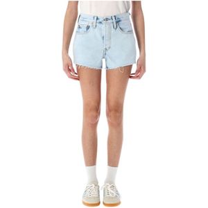 Levi's, Dames, Korte broeken, Blauw, Maat: W26