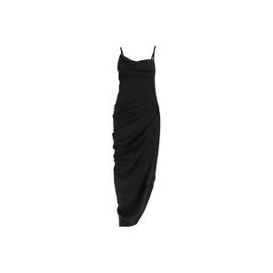 Jacquemus Stijlvolle Mini Jurk , Black , Dames , Maat: M