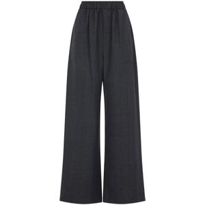 The Frankie Shop, Dames, Broeken, Grijs, Maat: M Wol,