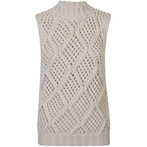 Eleventy, Dames, Truien, Beige, Maat: XS Wol,