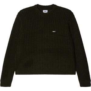 Obey, Heren, Truien, Zwart, Maat: L Wol,