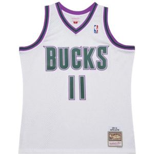 Mitchell & Ness, Heren, Sport, Wit, Maat: 2XL Jersey,