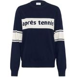 Saint Tropez, Dames, Truien, Blauw, Maat: L Viscose,