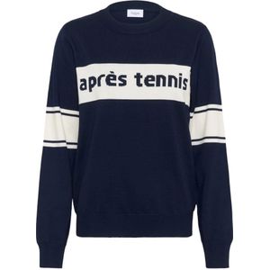 Saint Tropez, Dames, Truien, Blauw, Maat: L Viscose,