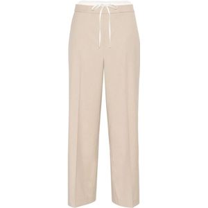 Kaffe - Kavindy Pants - Wijde Broeken - Grijs - Hoge Taille