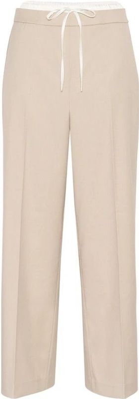 Kaffe - Kavindy Pants - Wijde Broeken - Grijs - Hoge Taille