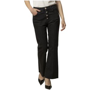Kocca, Dames, Jeans, Zwart, Maat: 2XS Denim,