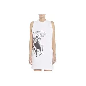 Lanvin Catwoman T-Shirt Stijl Jurk , White , Dames , Maat: M