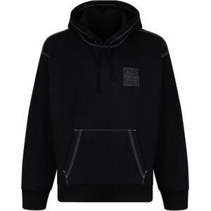 Givenchy, Heren, Sweatshirts & Hoodies, Zwart, Maat: L Katoen,