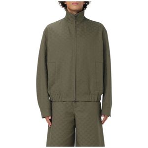 Gucci, Heren, Jassen, Groen, Maat: L
