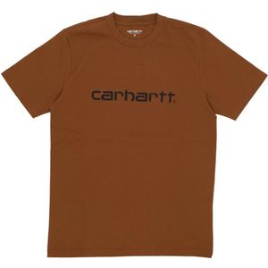 Carhartt Wip, Heren, Tops, Bruin, Maat: XL Katoen,