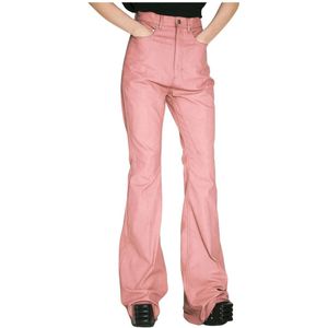 Rick Owens, Dames, Broeken, Roze, Maat: W27 Katoen,