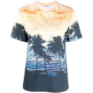 Rabanne, Dames, Tops, Veelkleurig, Maat: XS Katoen,