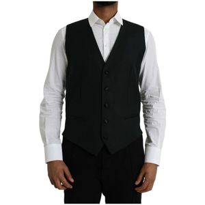Dolce & Gabbana, Heren, Pakken, Zwart, Maat: XL Nylon,