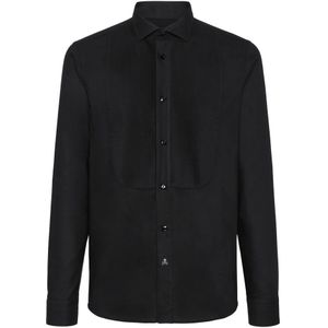 Philipp Plein, Heren, Overhemden, Zwart, Maat: S Katoen,